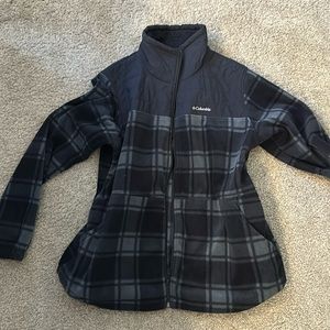 COLUMBIA plaid comfy jacket size XL